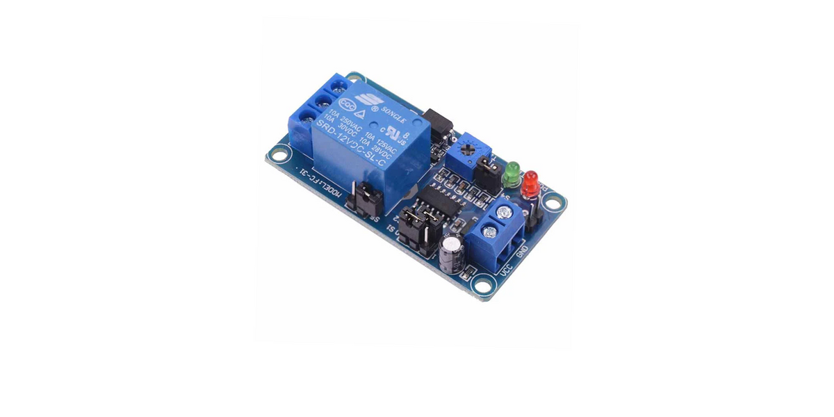 DC 5V/12V/24V Zyklus-Timer-Relais-Modul – Einstellbarer Ein-/Aus-Schalter Für Verzögerungen (z.B. DC12V, 0–120min)