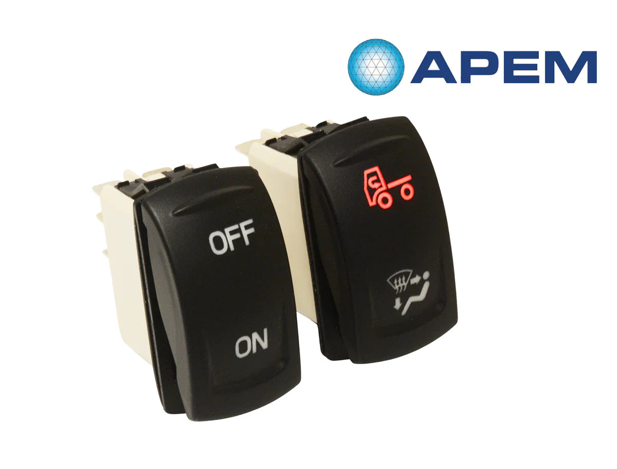 Engrave your APEM rocker switches