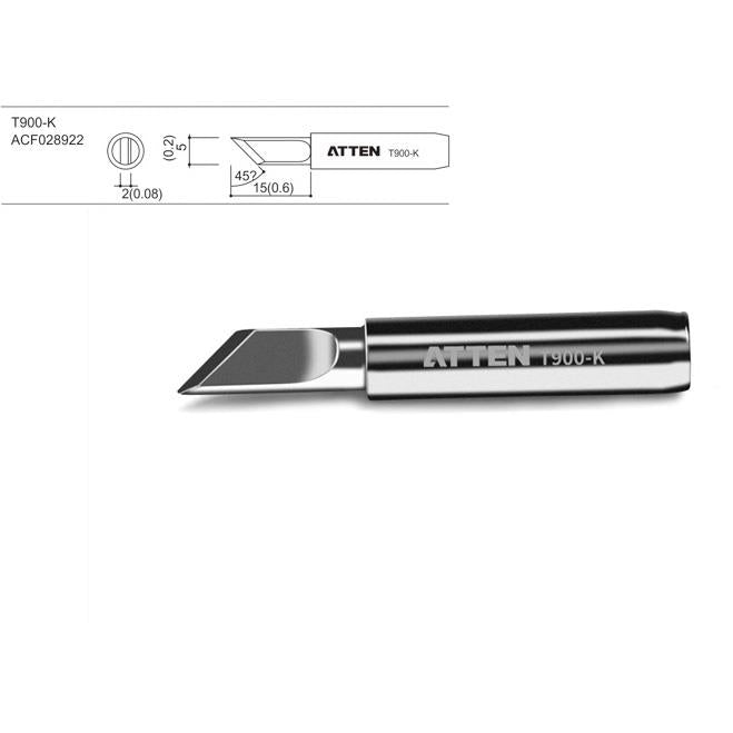 5mm Knife Soldering Iron Tip T900-K ATTEN