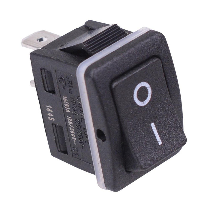 Waterproof On-Off Rectangle Rocker Switch IP68 SPST 16A 250VAC