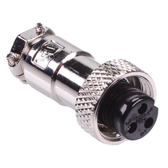3 Way M12 Female Circular Plug Connector