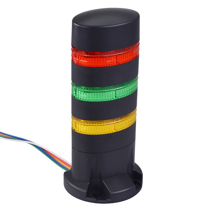 IDEC LD6A-3DQB-RGY Red/Green/Yellow Stack Light LED Tower Direct Mount 24VAC/DC