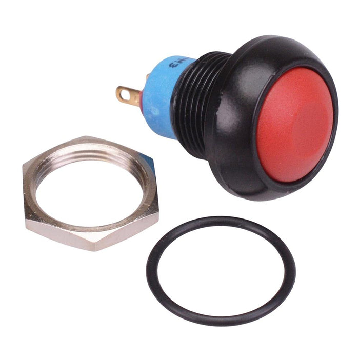 IPR3SAD6 Red Momentary 12mm Push Button Switch SPST IP67 APEM