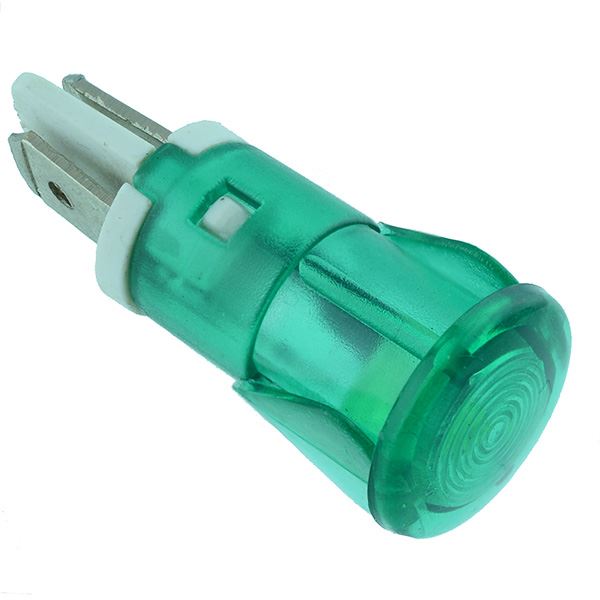 Green 12mm Plastic Indicator Pilot Light 220V