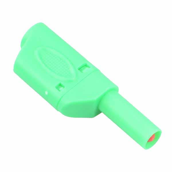 Green 4mm Shrouded Stackable Banana Test Pug