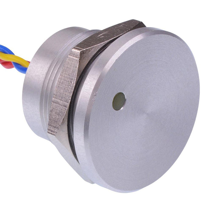 PBAR2AF0000L0Y APEM Yellow illuminated 5VDC Momentary NO 22mm Piezo Switch Prewired IP68