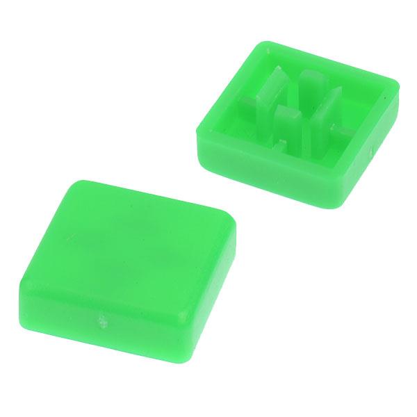 Green Square 12x12mm Tactile Switch Cap