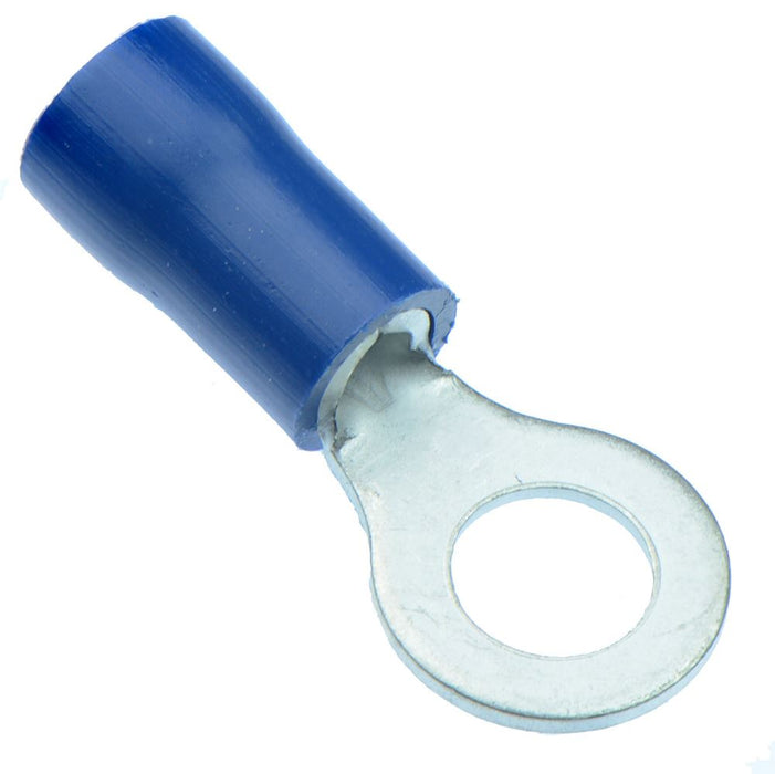 Blue 5.3mm Insulated Crimp Ring Terminal (Pack of 100)