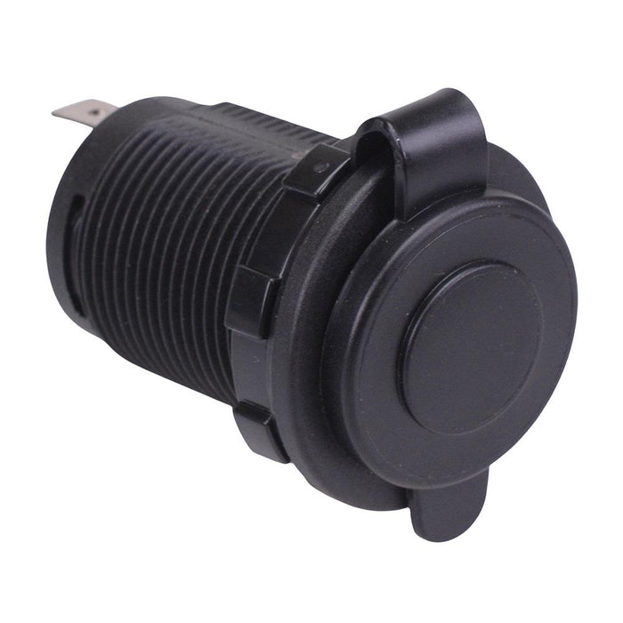 Cigarette Lighter Socket with Cover & LED 20A 12V A13-142E-BB3