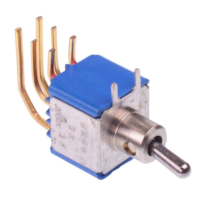 5246WWCDB7 APEM On-On Miniature PCB Toggle Switch DPDT