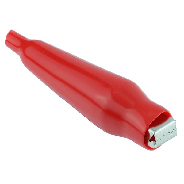 Red 54mm Insulated Crocodile Clip Test Connector