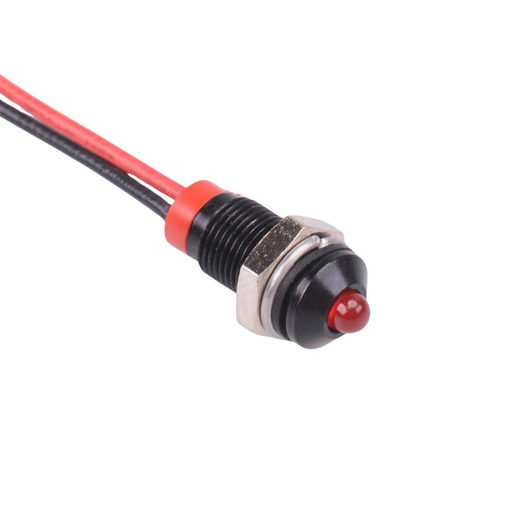 Q6P7BXXR06E Red Prominent 6mm 6VDC LED Panel Indicator IP67 APEM ...