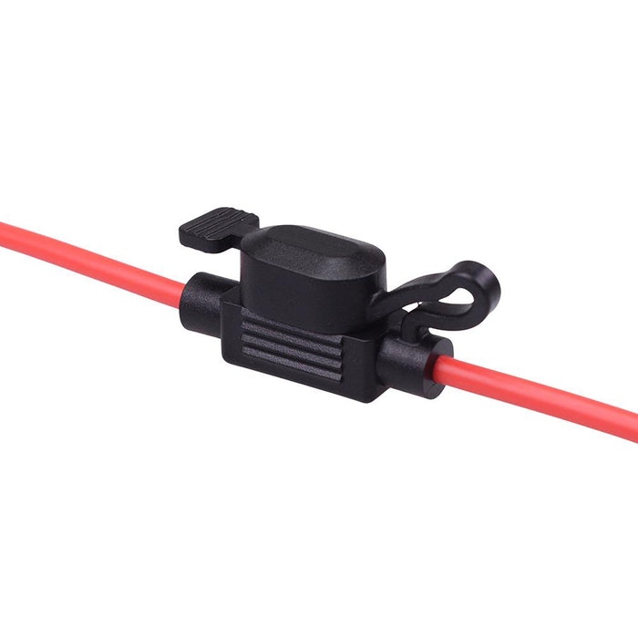 Low Profile Micro Blade Inline Fuse Holder 14AWG 20A