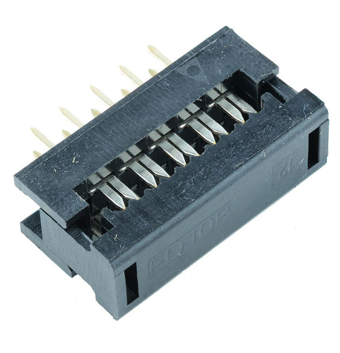 10-Way Flat Cable IDC Dip Plug 2.54mm Pitch