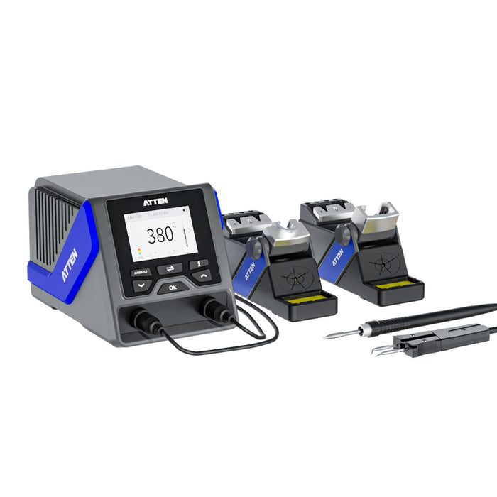 200W Professional Intelligent Rework Station Electric Tweezers Colour LCD GT-6200P ATTEN