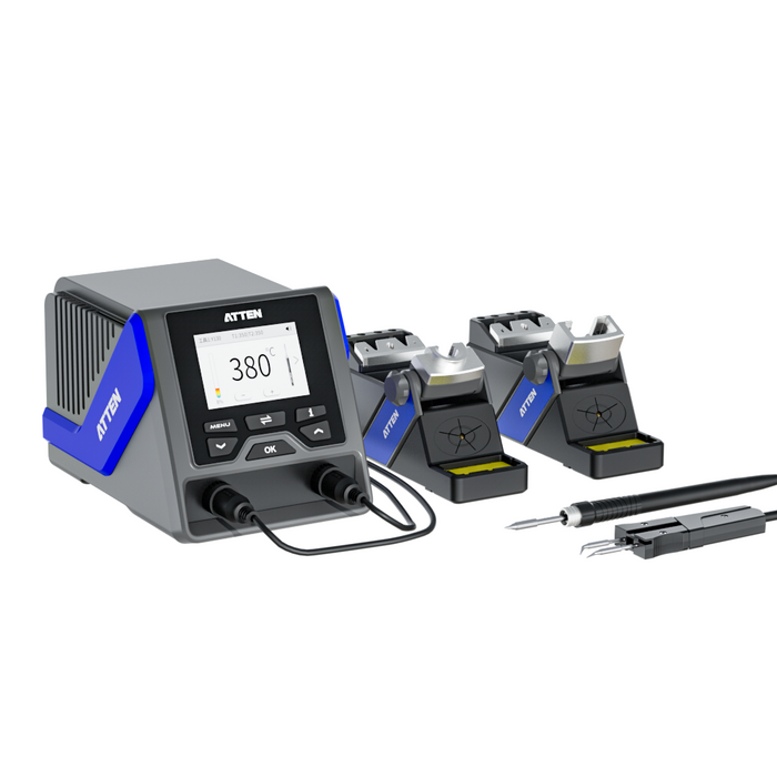 200W Professional Intelligent Rework Station Electric Tweezers Colour LCD GT-6200P ATTEN
