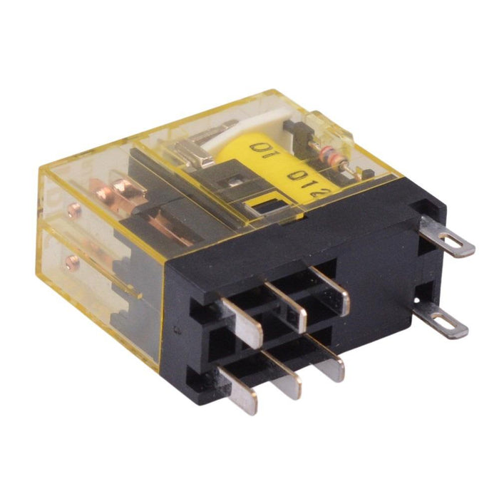 RJ2S-CLD1-D12 12VDC Plug In Slim Power Industrial Relay Diode 8A DPDT IDEC