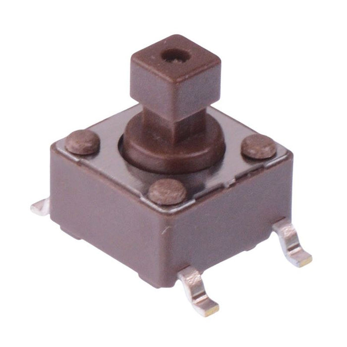 PHAP5-30VA2K2S2N3 APEM 7.3mm Height Square 6mm x 6mm Surface Mount Tactile Switch 160g Tube Packaging