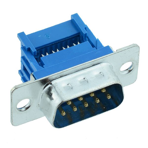9-Way IDC Male D Plug Connector