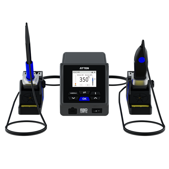 GT-6120A 130W Intelligent Dual Channel Soldering Station ATTEN
