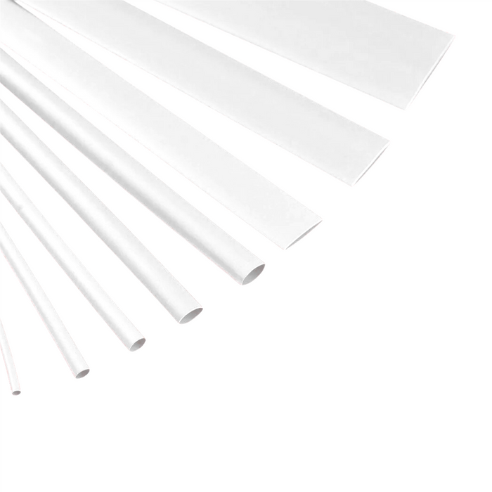 7mm x 1.2m White Heat Shrink Sleeve