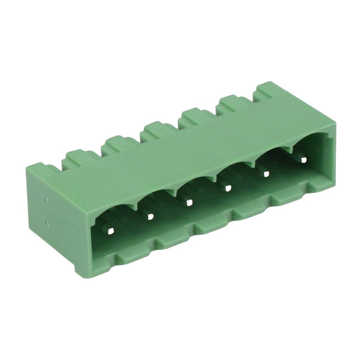 6-Way 5.00mm Vertical PCB Header Closed Ends 15A 300V
