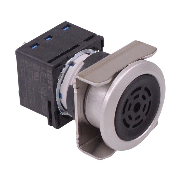 LB6MZ-1T04 IDEC Round Flush Mount 16mm Buzzer Metallic Bezel 24VDC