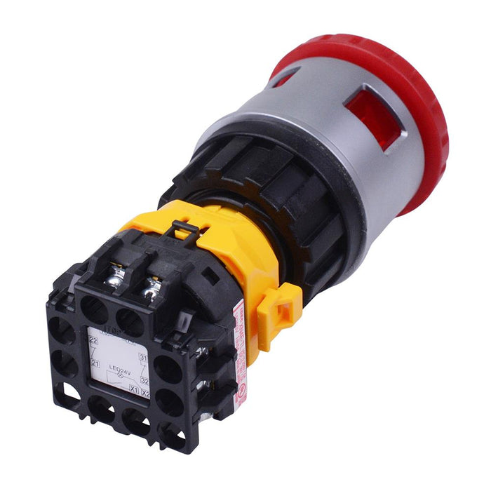 XN4E-TL412Q4MR 24V illuminated 30mm Emergency Stop Switch Padlock 1NO-2NC IP65 IDEC