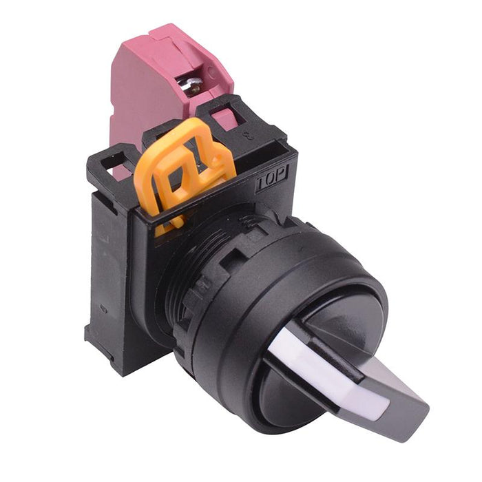 IDEC 22mm 2 Position Maintained Selector Switch NC IP65 YW1S-2E01