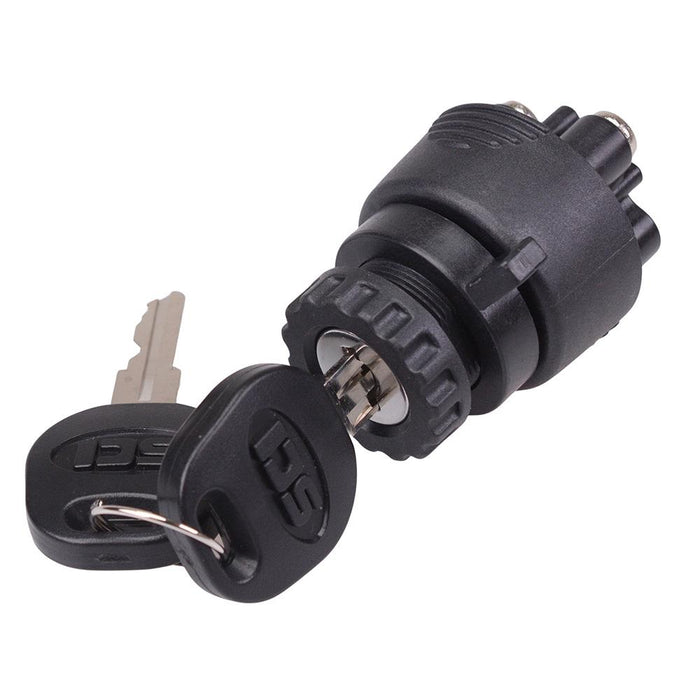 Off-On Automotive 22mm Key Switch 15A 12V K3-33A1-07