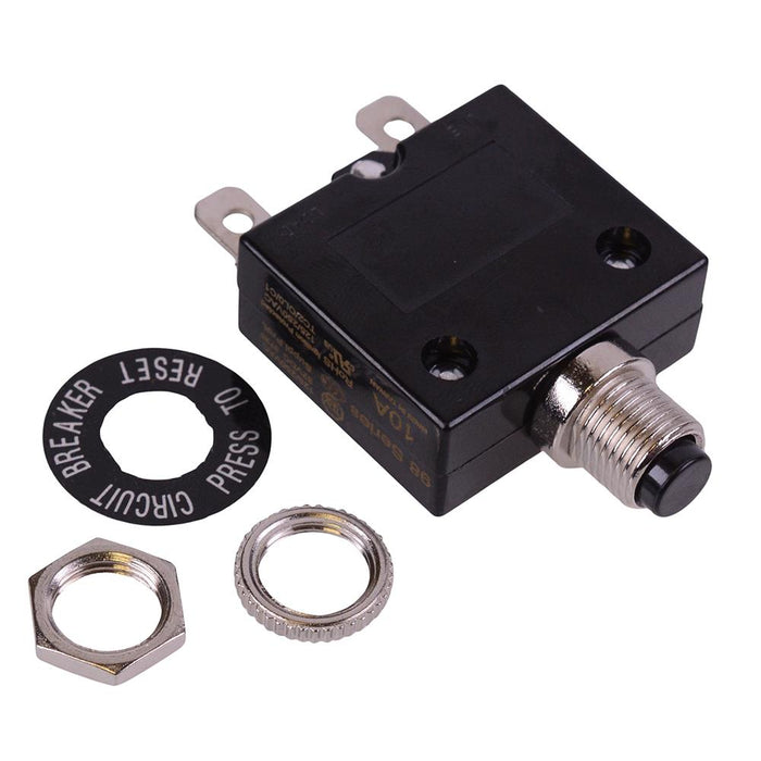 20A Panel Mount Thermal Circuit Breaker 250VAC / 50VDC