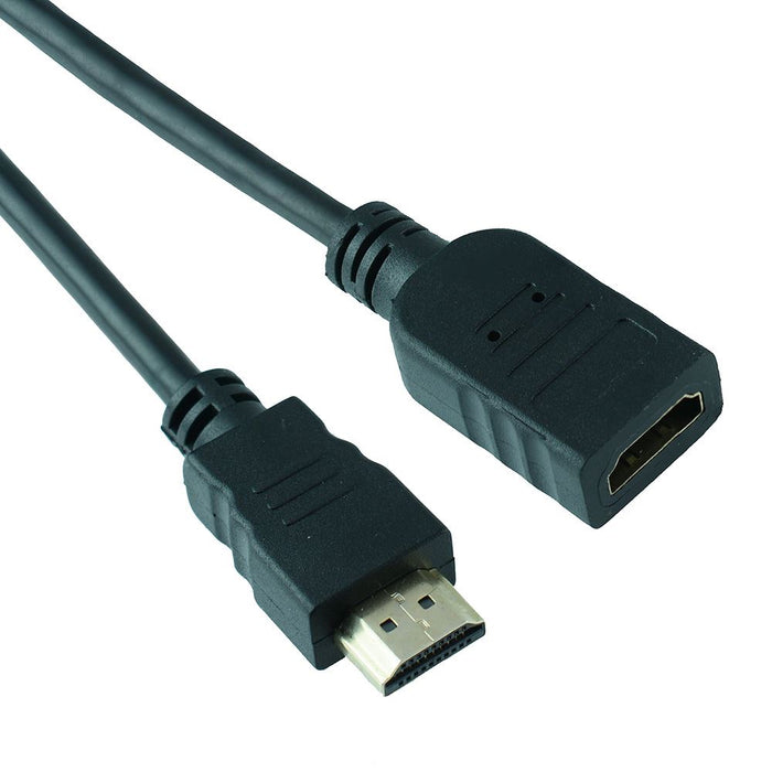 2m Gold Plated HDMI Extension Cable Lead Male to Female