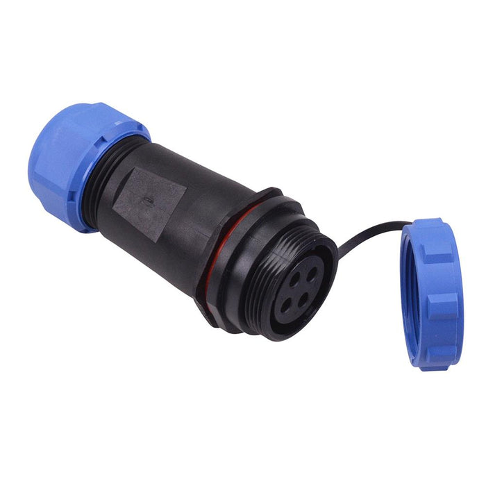 4 Pin Waterproof W21 Female Socket Cable Connector IP68
