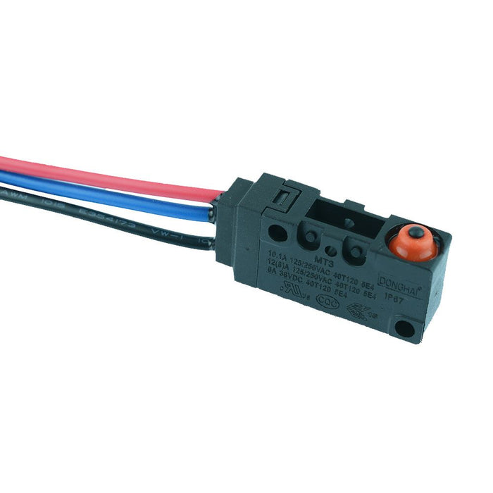 Push Button Waterproof Prewired Microswitch SPDT 10A IP67