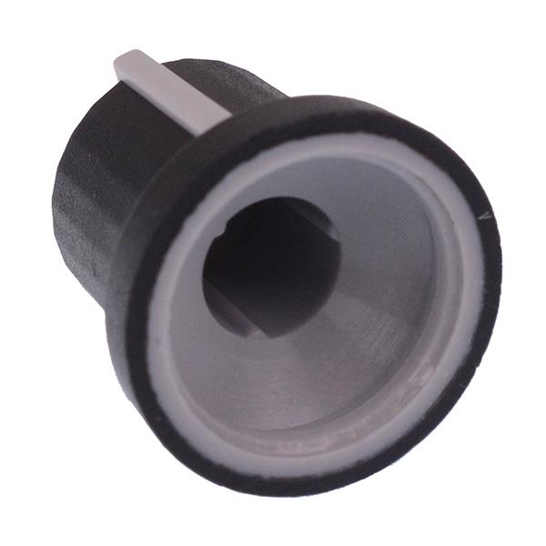 Grey Soft Touch 6mm Splined Knob K87MBR
