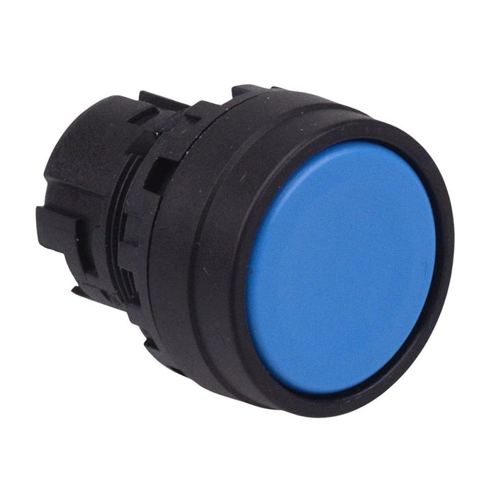 YW1B-A1S Blue 22mm Maintained Push Button Bezel for Non-illuminated IDEC