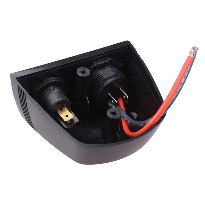 Cigarette Light Socket + Ammeter with Panel Mount Housing 7-33VDC A13-144