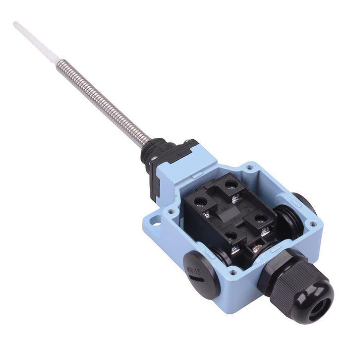Plastic Flexible Rod Metal Limit Switch 10A IP65 — Switch Electronics ...