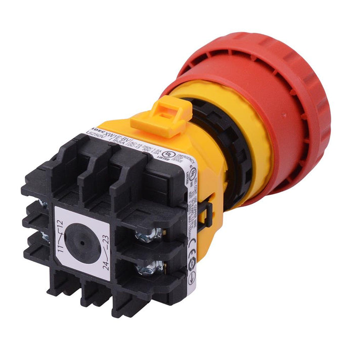XW1E-BV411M-R 22mm Emergency Stop Switch 40mm Mushroom 1NO-1NC IDEC