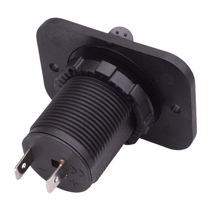 12V Power Socket with Front Mounting Panel 20A