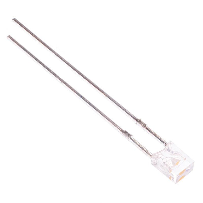Warm White 3 x 2mm Rectangular LED 1300mcd 130°