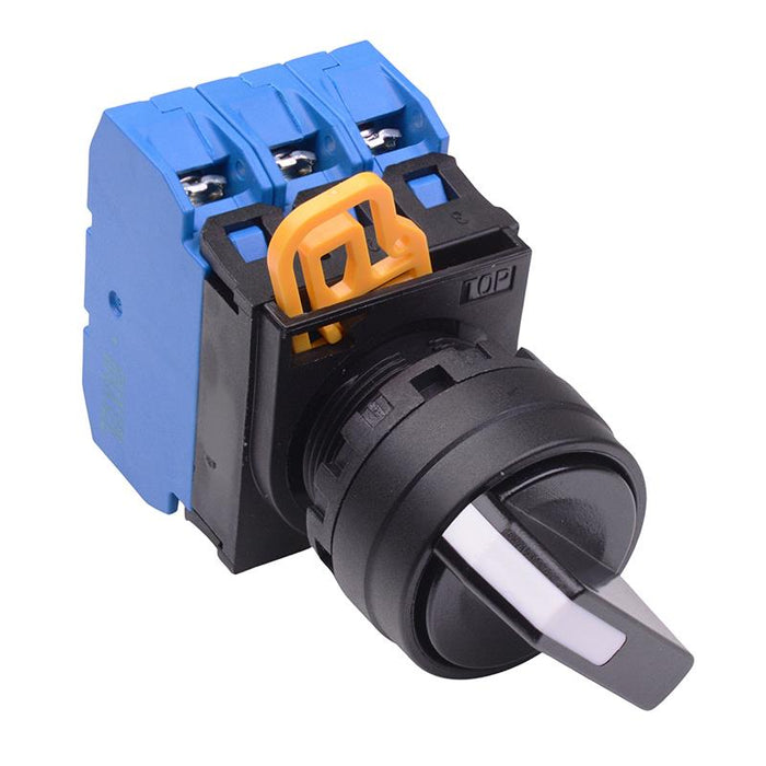 YW1S-21E30 22mm 2 Position Momentary Selector Switch 3NO IP65 IDEC