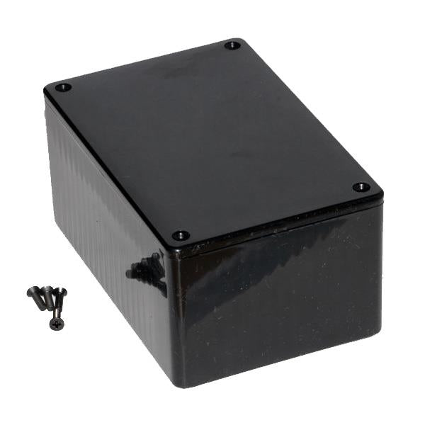 1591TBK Hammond Multipurpose Black FRABS Enclosure 120 x 80 x 59mm