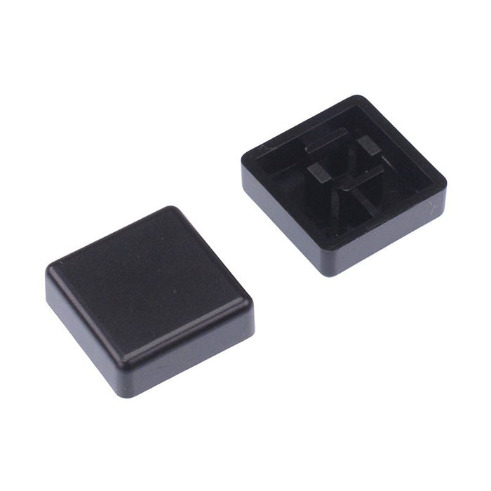 U5542 Black 12mm Square Tactile Switch Cap for PHAP5-50 APEM
