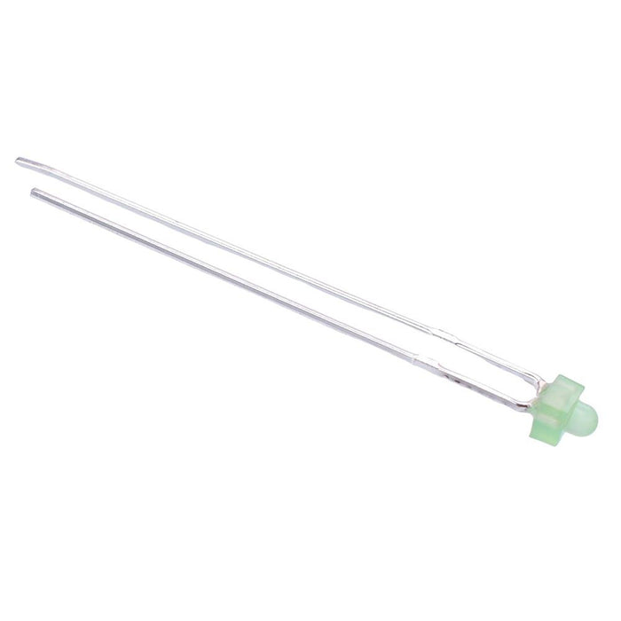 Green 1.8mm LED Diffused 2200mcd 60°