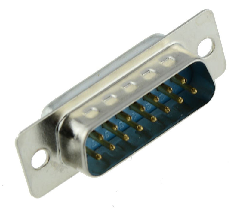 15-Way D Connector Plug Solder Lug