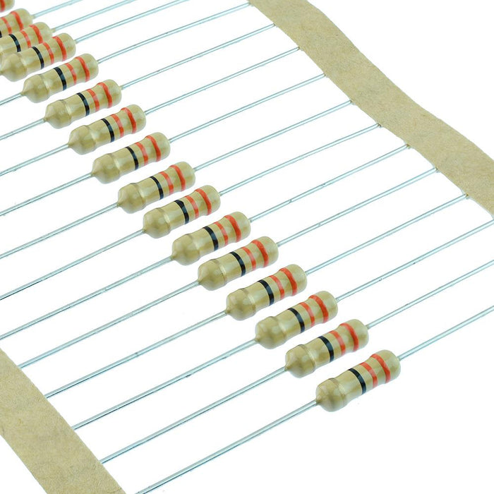 3.9K 0.5W Carbon Film Resistor 5% - Pack of 50
