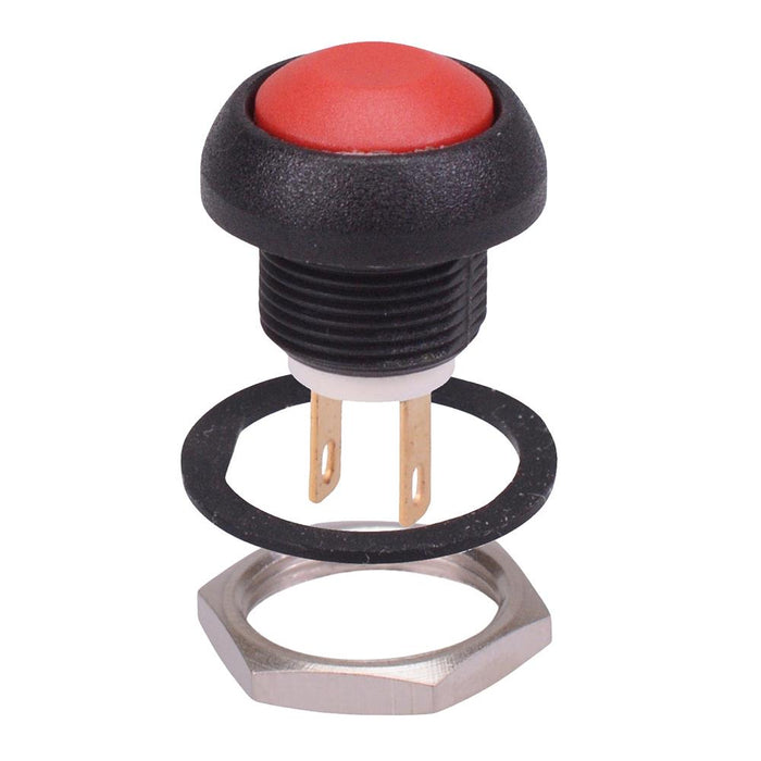 ISR3Z1AD600 APEM Red Momentary 12mm Push Button SPST IP67