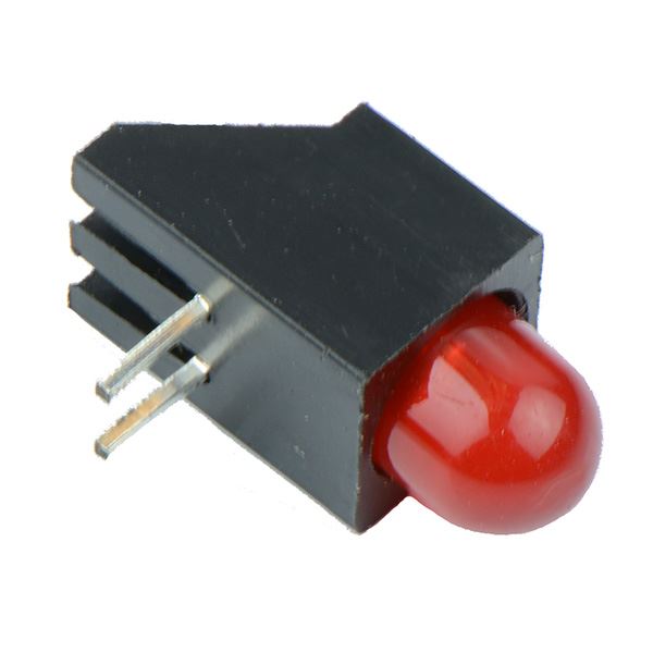 Red Diffused PCB Mount 5mm LED