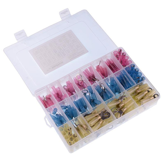 240pcs Heat Shrink Connector Terminal Assortment